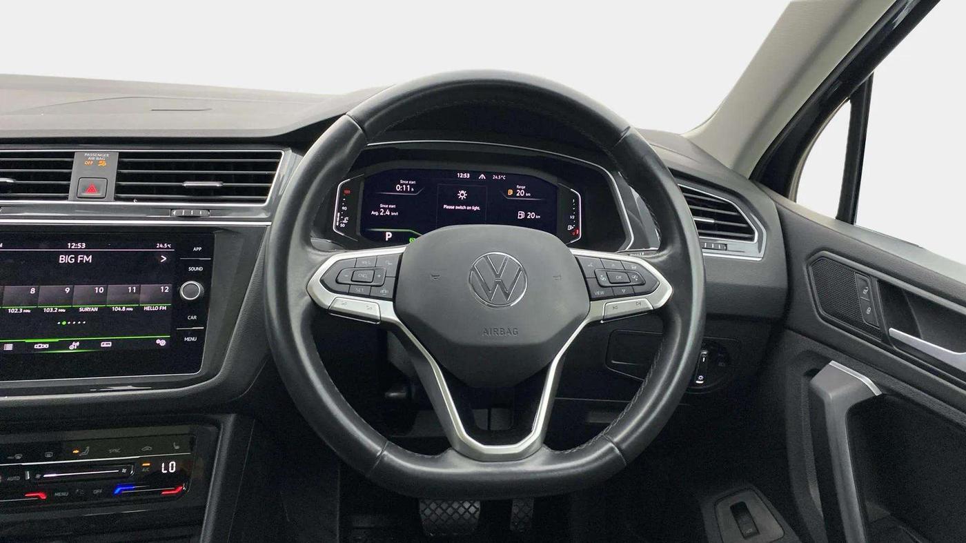 2022 Volkswagen TIGUAN ELEGANCE 2.0 TSI DSG, Petrol, Automatic, 43,706 km, Steering Wheel Close Up