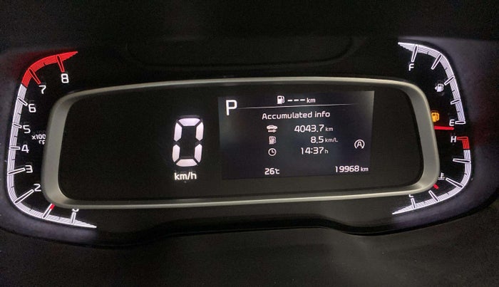 2023 KIA SONET GTX PLUS 1.0 TURBO PETROL DCT, Petrol, Automatic, 19,967 km, Odometer Image