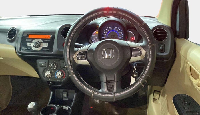 2015 Honda Brio S MT, Petrol, Manual, 26,309 km, Steering Wheel Close Up