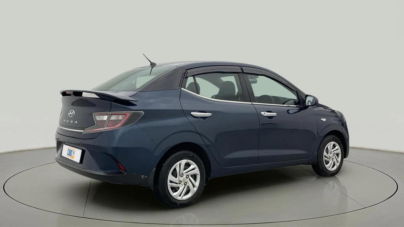 2022 Hyundai AURA S 1.2 CNG, CNG, Manual, 22,541 km, Right Back Diagonal