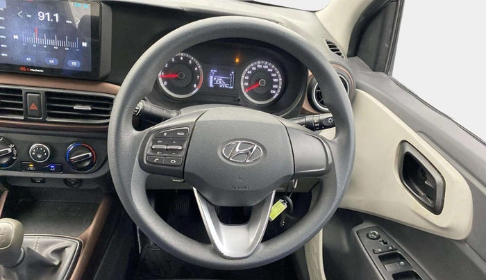 2022 Hyundai AURA S 1.2 CNG, CNG, Manual, 22,541 km, Steering Wheel Close Up