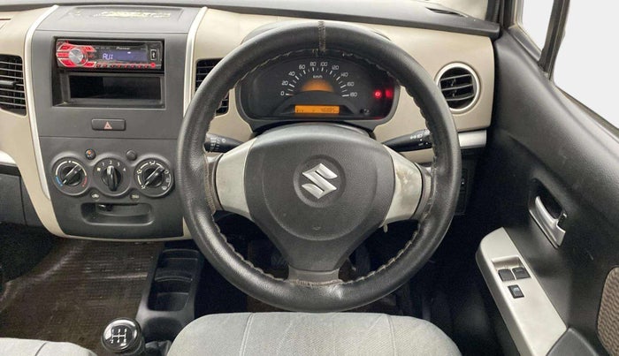 2013 Maruti Wagon R 1.0 LXI, Petrol, Manual, 46,847 km, Steering Wheel Close Up