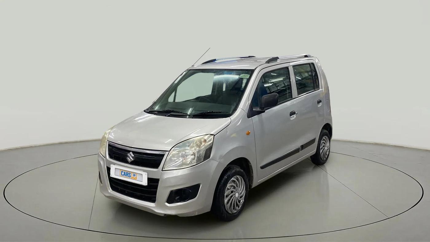2013 Maruti Wagon R 1.0 LXI, Petrol, Manual, 46,355 km, Left Front Diagonal