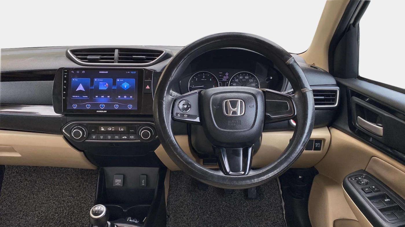 2018 Honda Amaze 1.5L I-DTEC V, Diesel, Manual, 34,111 km, Steering Wheel Close Up