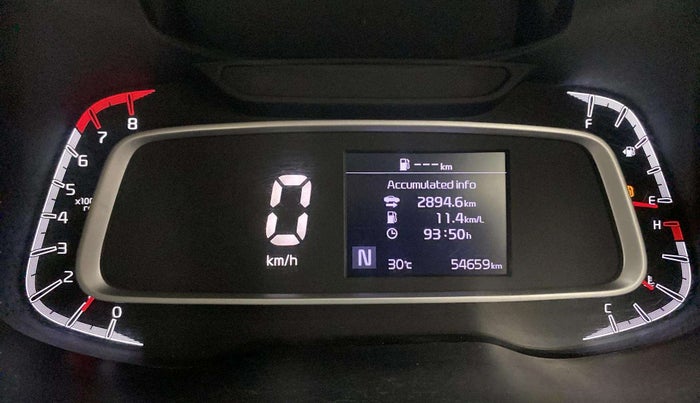 2021 KIA SONET GTX PLUS 1.0 IMT, Petrol, Manual, 54,639 km, Odometer Image