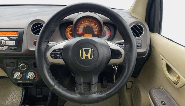 2012 Honda Brio S MT, Petrol, Manual, 81,783 km, Steering Wheel Close Up