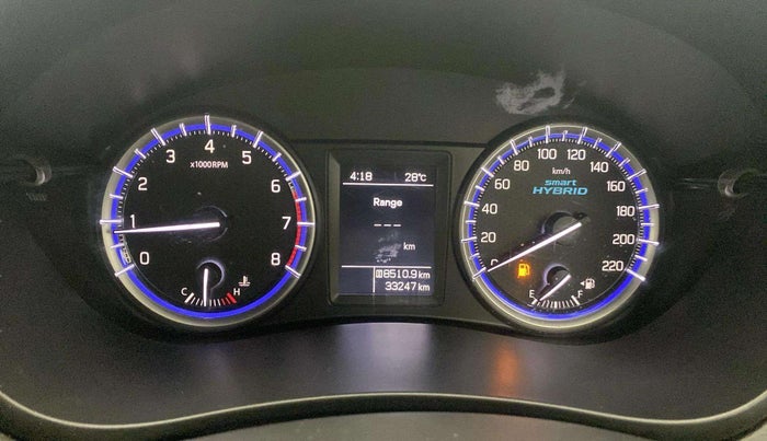 2022 Maruti S Cross ALPHA 1.5, Petrol, Manual, 33,224 km, Odometer Image