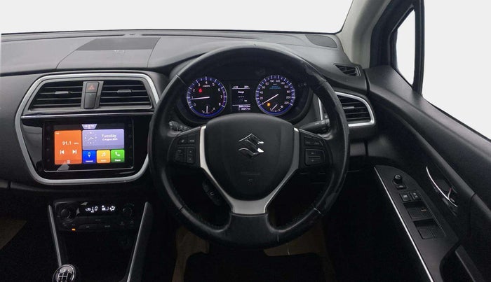 2022 Maruti S Cross ALPHA 1.5, Petrol, Manual, 33,224 km, Steering Wheel Close Up