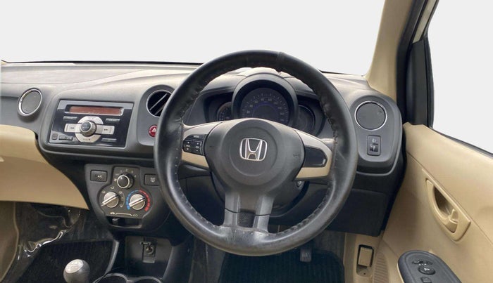 2015 Honda Brio S MT, Petrol, Manual, 57,196 km, Steering Wheel Close Up