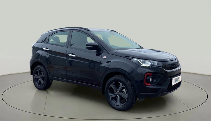 2023 Tata NEXON XZA PLUS LUX SUNROOF RED DARK PETROL, Petrol, Automatic, 36,922 km, Right Front Diagonal