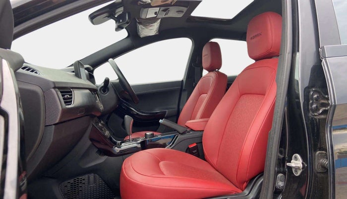 2023 Tata NEXON XZA PLUS LUX SUNROOF RED DARK PETROL, Petrol, Automatic, 36,922 km, Right Side Front Door Cabin