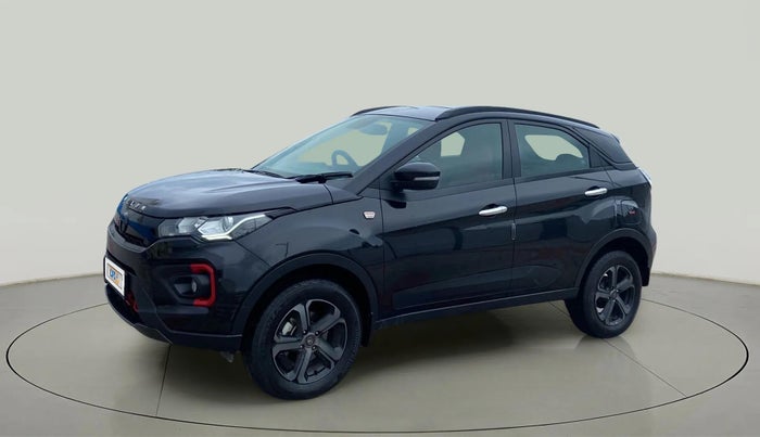 2023 Tata NEXON XZA PLUS LUX SUNROOF RED DARK PETROL, Petrol, Automatic, 36,922 km, Left Front Diagonal
