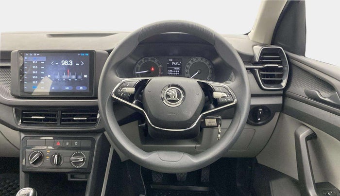 2022 Skoda KUSHAQ ACTIVE 1.0L TSI MT, Petrol, Manual, 23,501 km, Steering Wheel Close Up