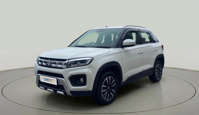 2022 Maruti BREZZA ZXI + AT SMART HYBRID, Petrol, Automatic, 34,574 km, Left Front Diagonal