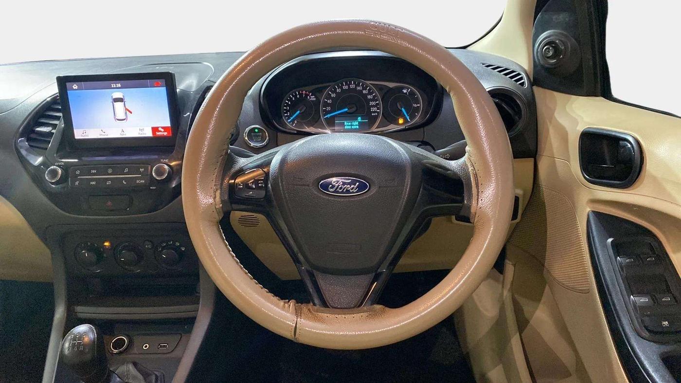 2020 Ford Figo Aspire TITANIUM 1.2 PETROL, Petrol, Manual, 70,128 km, Steering Wheel Close Up