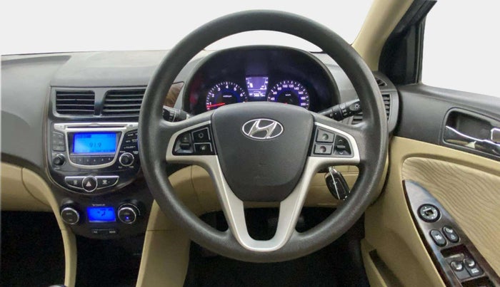 2014 Hyundai Verna FLUIDIC 1.6 VTVT EX, Petrol, Manual, 56,640 km, Steering Wheel Close Up