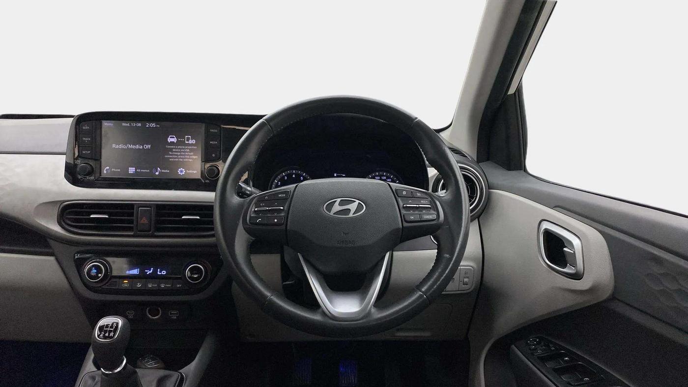 2023 Hyundai GRAND I10 NIOS ASTA 1.2 KAPPA VTVT, Petrol, Manual, 27,882 km, Steering Wheel Close Up