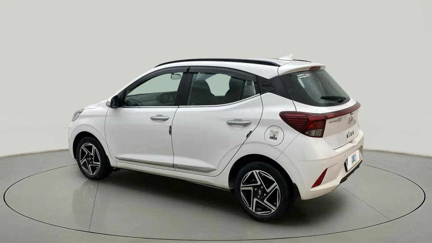 2023 Hyundai GRAND I10 NIOS ASTA 1.2 KAPPA VTVT, Petrol, Manual, 27,882 km, Left Back Diagonal