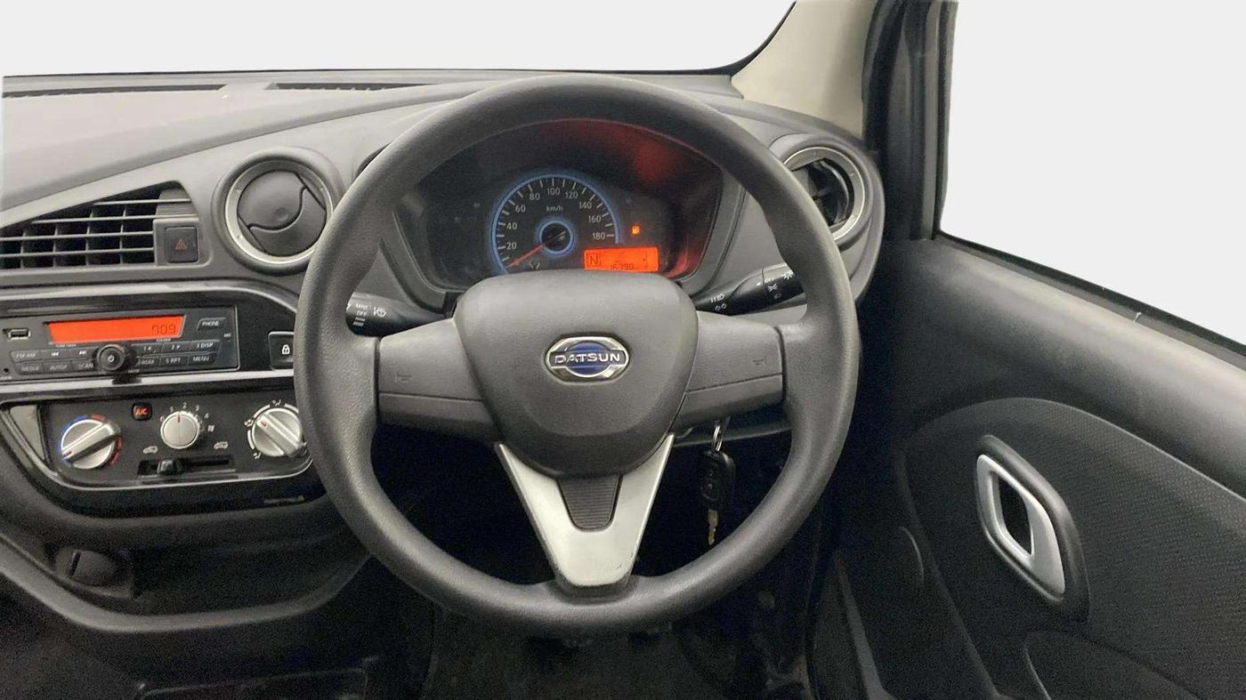 2018 Datsun Redi Go T(O) 1.0 AMT, Petrol, Automatic, 64,315 km, Steering Wheel Close Up