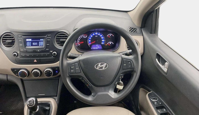 2015 Hyundai Xcent S (O) 1.2, Petrol, Manual, 63,646 km, Steering Wheel Close Up
