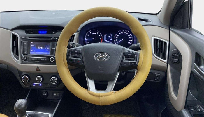 2017 Hyundai Creta E PLUS 1.6 PETROL, Petrol, Manual, 20,534 km, Steering Wheel Close Up