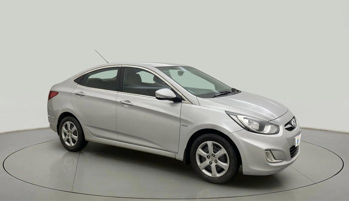 2013 Hyundai Verna FLUIDIC 1.6 CRDI EX, Diesel, Manual, 91,584 km, Right Front Diagonal