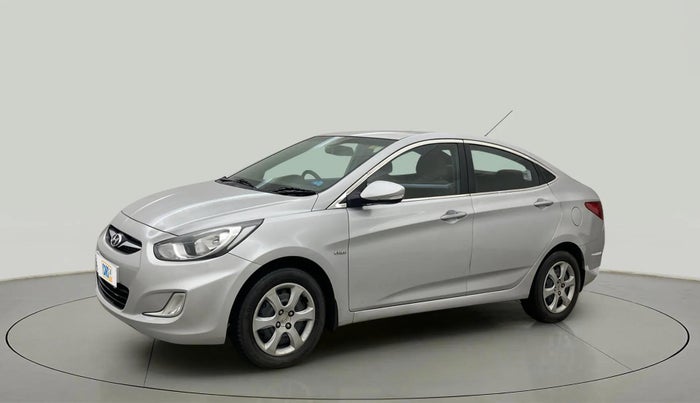 2013 Hyundai Verna FLUIDIC 1.6 CRDI EX, Diesel, Manual, 91,584 km, Left Front Diagonal