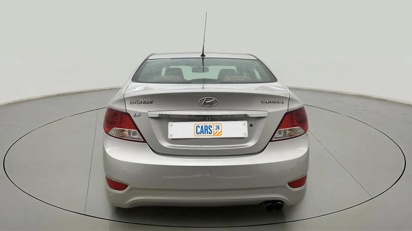 2013 Hyundai Verna FLUIDIC 1.6 CRDI EX, Diesel, Manual, 91,584 km, Back/Rear