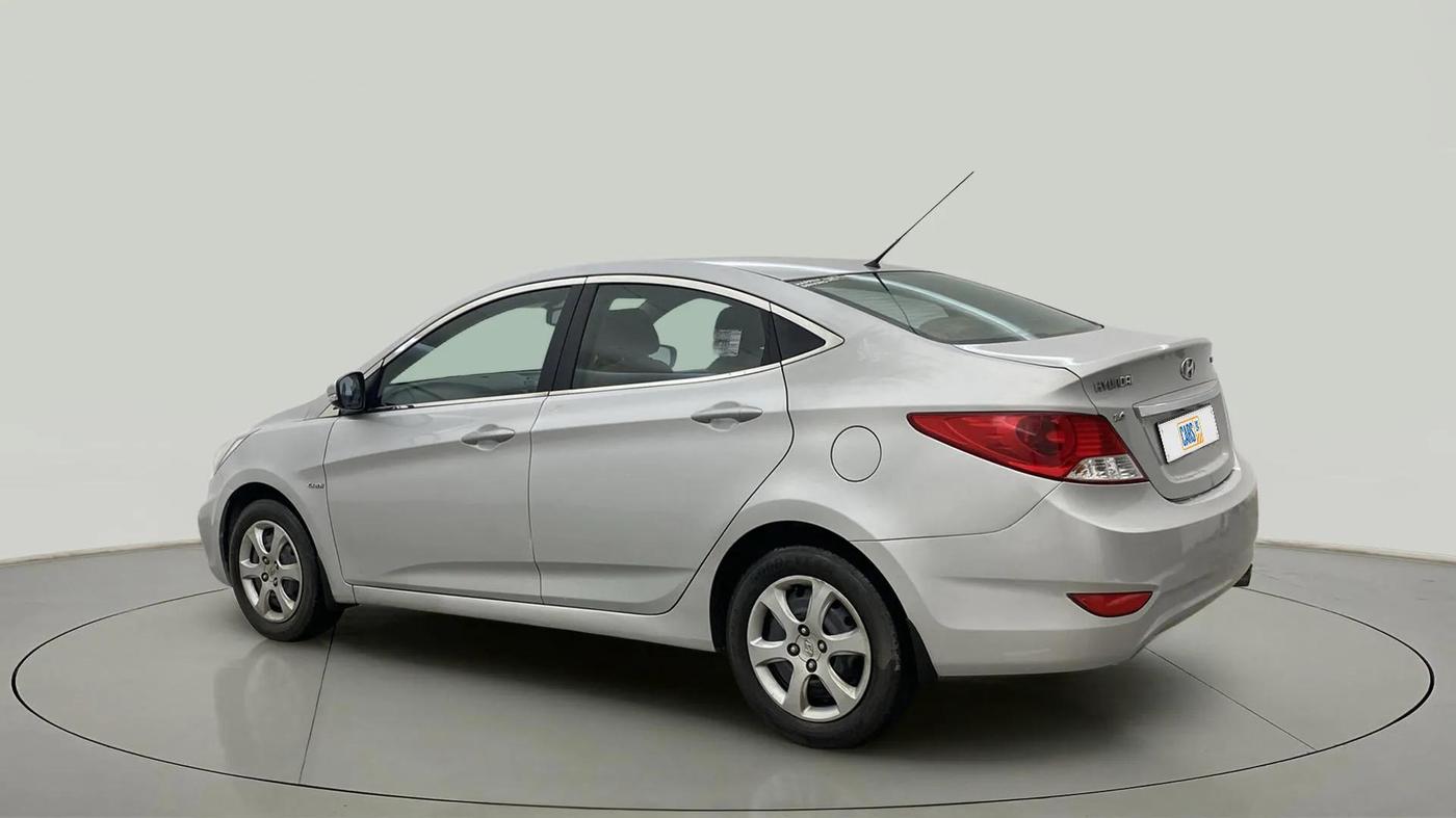 2013 Hyundai Verna FLUIDIC 1.6 CRDI EX, Diesel, Manual, 91,584 km, Left Back Diagonal