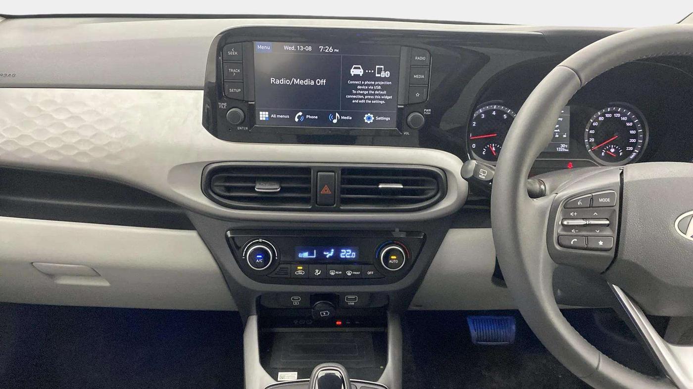 2024 Hyundai GRAND I10 NIOS ASTA AMT 1.2 KAPPA VTVT, Petrol, Automatic, 1,326 km, Air Conditioner