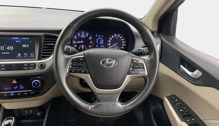 2019 Hyundai Verna 1.6 VTVT SX + AT, Petrol, Automatic, 46,076 km, Steering Wheel Close Up