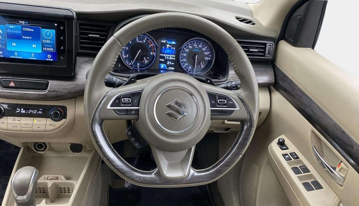 2023 Maruti Ertiga ZXI+ AT SHVS, Petrol, Automatic, 40,194 km, Steering Wheel Close Up