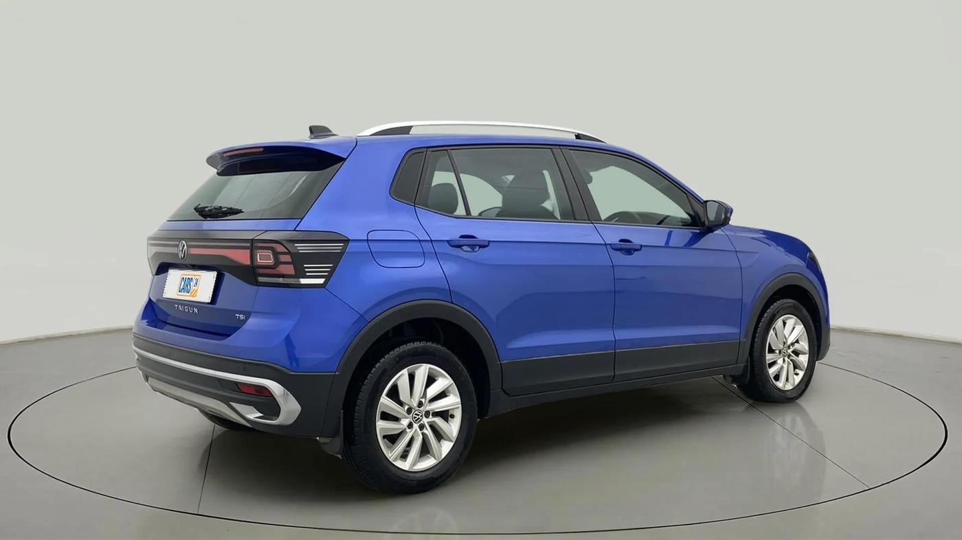 2023 Volkswagen TAIGUN HIGHLINE 1.0 TSI MT, Petrol, Manual, 11,988 km, Right Back Diagonal