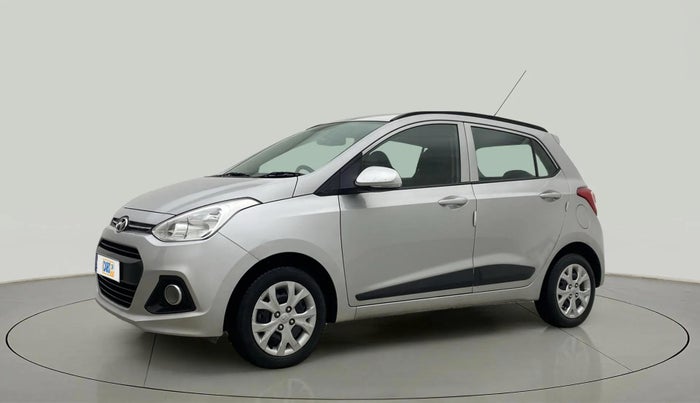 2015 Hyundai Grand i10 SPORTZ 1.2 KAPPA VTVT, Petrol, Manual, 23,611 km, Left Front Diagonal
