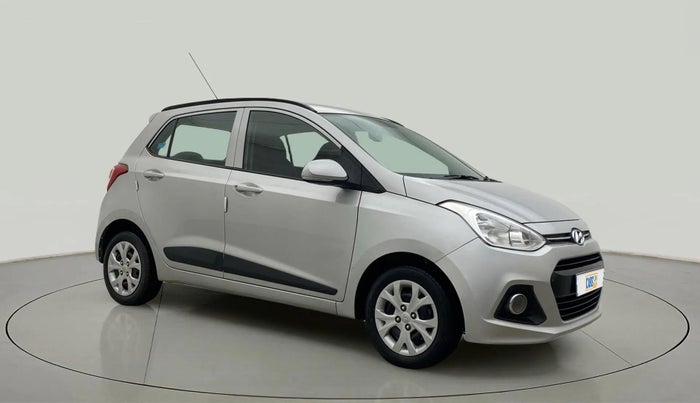 2015 Hyundai Grand i10 SPORTZ 1.2 KAPPA VTVT, Petrol, Manual, 23,611 km, Right Front Diagonal