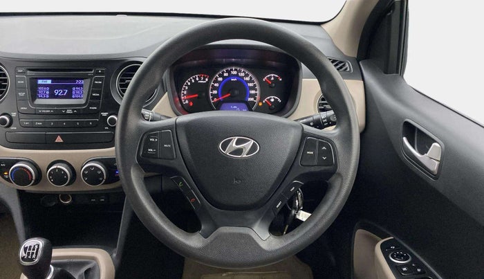 2015 Hyundai Grand i10 SPORTZ 1.2 KAPPA VTVT, Petrol, Manual, 23,611 km, Steering Wheel Close Up
