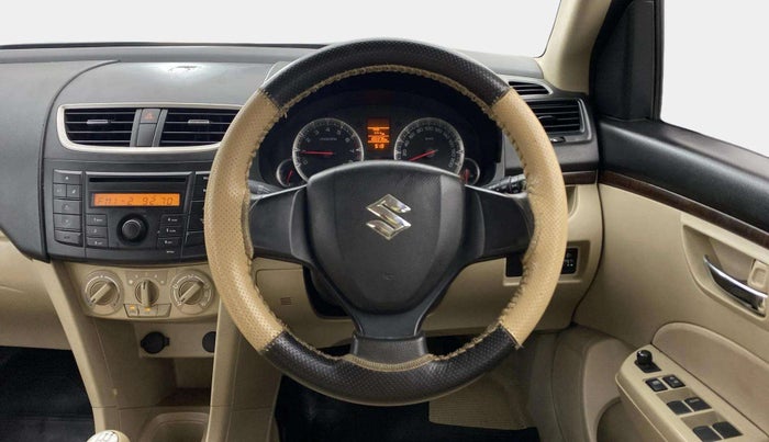 2013 Maruti Swift Dzire VXI, Petrol, Manual, 1,00,372 km, Steering Wheel Close Up