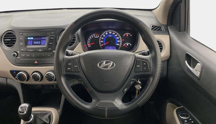 2016 Hyundai Grand i10 SPORTZ 1.2 KAPPA VTVT, Petrol, Manual, 64,303 km, Steering Wheel Close Up