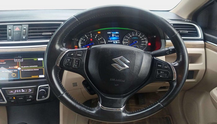 2019 Maruti Ciaz ALPHA  AT 1.5 SHVS PETROL, Petrol, Automatic, 55,472 km, Steering Wheel Close Up