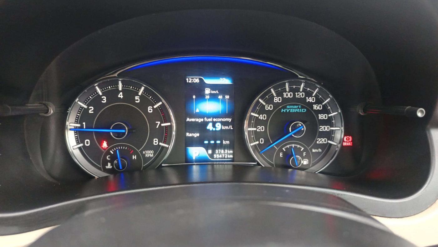2019 Maruti Ciaz ALPHA  AT 1.5 SHVS PETROL, Petrol, Automatic, 55,472 km, Odometer Image