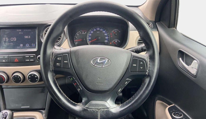 2018 Hyundai Xcent SX 1.2 CRDI, Diesel, Manual, 1,05,802 km, Steering Wheel Close Up