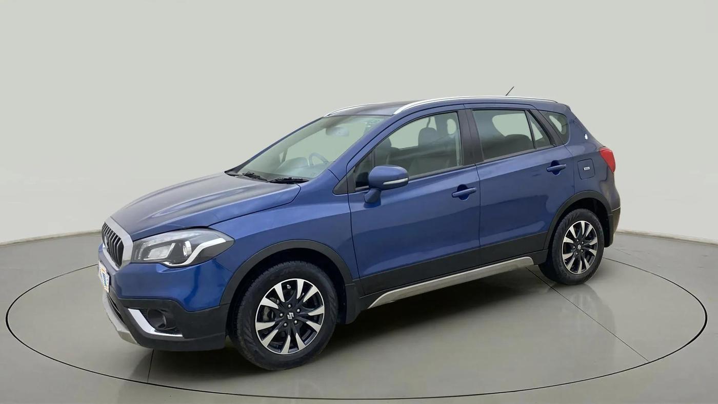 2021 Maruti S Cross ALPHA AT1.5, Petrol, Automatic, 50,425 km, Left Front Diagonal