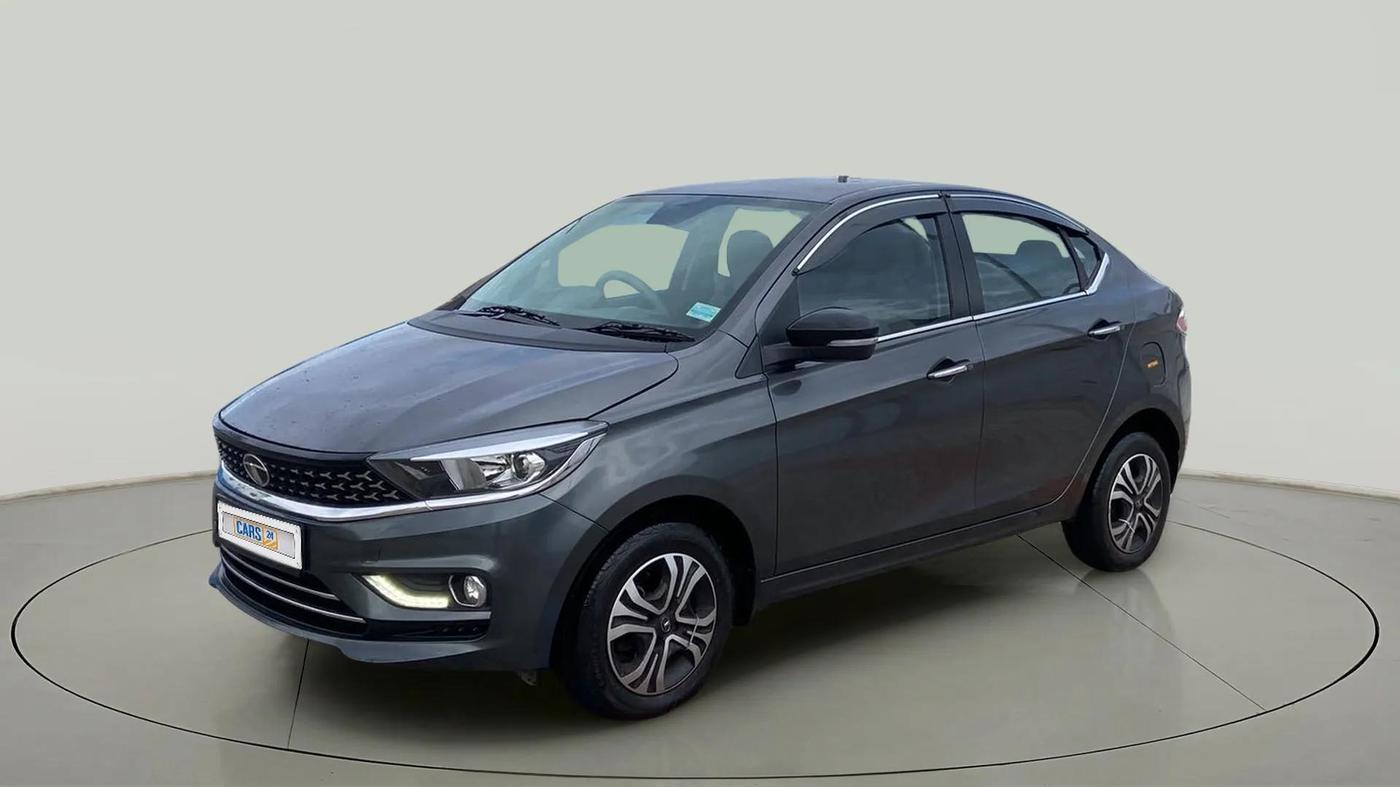 2022 Tata TIGOR XZ PLUS CNG, CNG, Manual, 44,989 km, Left Front Diagonal