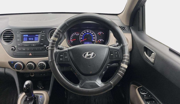 2015 Hyundai Grand i10 ASTA AT 1.2 KAPPA VTVT, Petrol, Automatic, 94,900 km, Steering Wheel Close Up