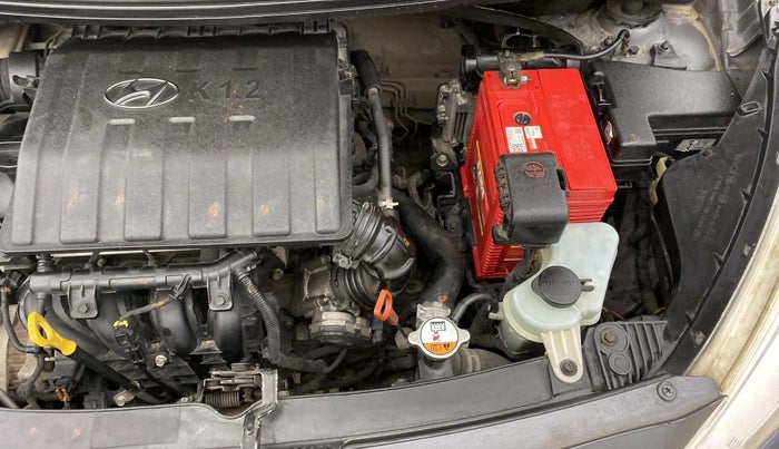 2015 Hyundai Grand i10 ASTA AT 1.2 KAPPA VTVT, Petrol, Automatic, 94,900 km, Engine View - Left