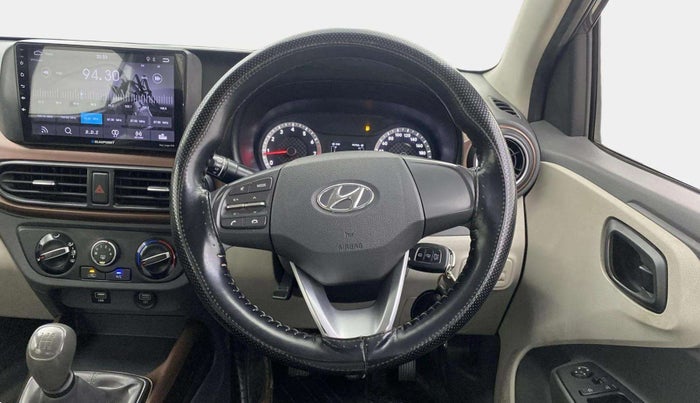2021 Hyundai AURA S 1.2 CNG, CNG, Manual, 82,837 km, Steering Wheel Close Up