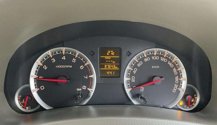 2017 Maruti Ertiga ZXI+, Petrol, Manual, 97,637 km, Odometer Image
