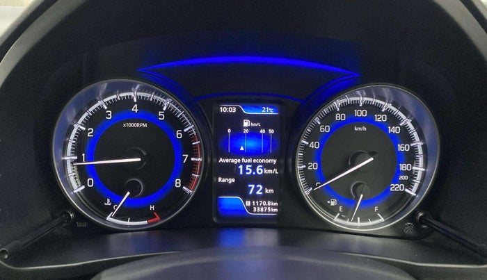 2019 Maruti Baleno ZETA PETROL 1.2, Petrol, Manual, 33,832 km, Odometer Image