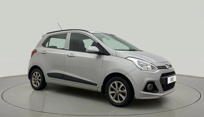 2015 Hyundai Grand i10 ASTA (O) 1.2 KAPPA VTVT, Petrol, Manual, 74,936 km, Right Front Diagonal