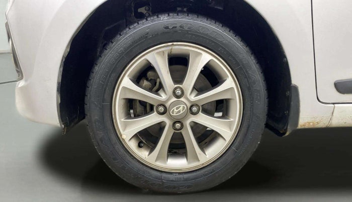 2015 Hyundai Grand i10 ASTA (O) 1.2 KAPPA VTVT, Petrol, Manual, 74,936 km, Left Front Wheel